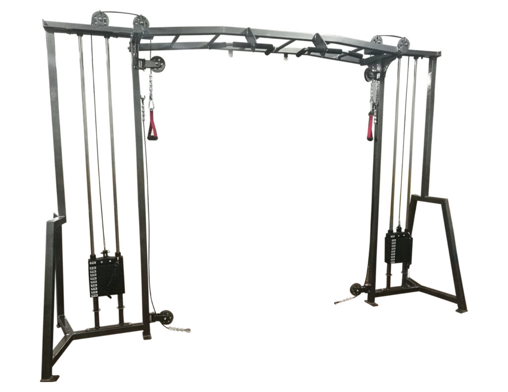 Cable Crossover Machine 2x100Lbs. Jr. Ensayo Gym Equipment Inc