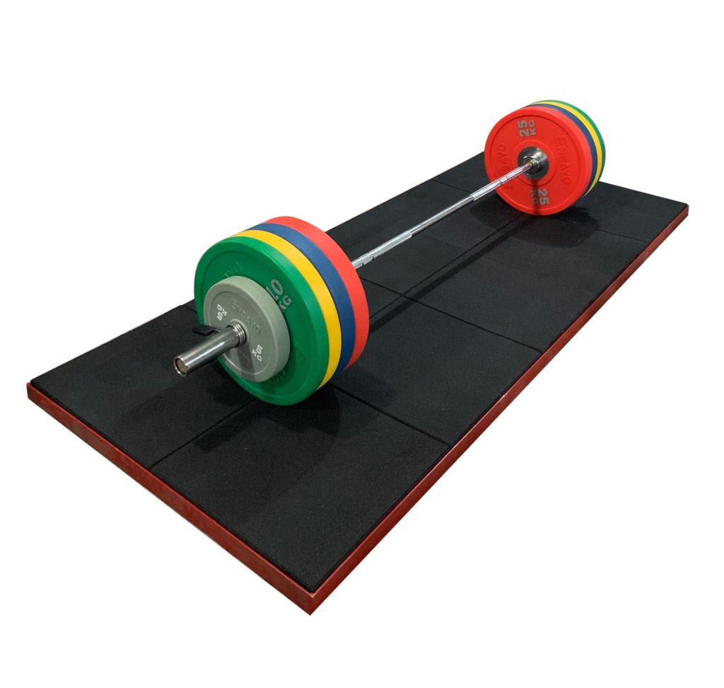 Rubber discount deadlift weights