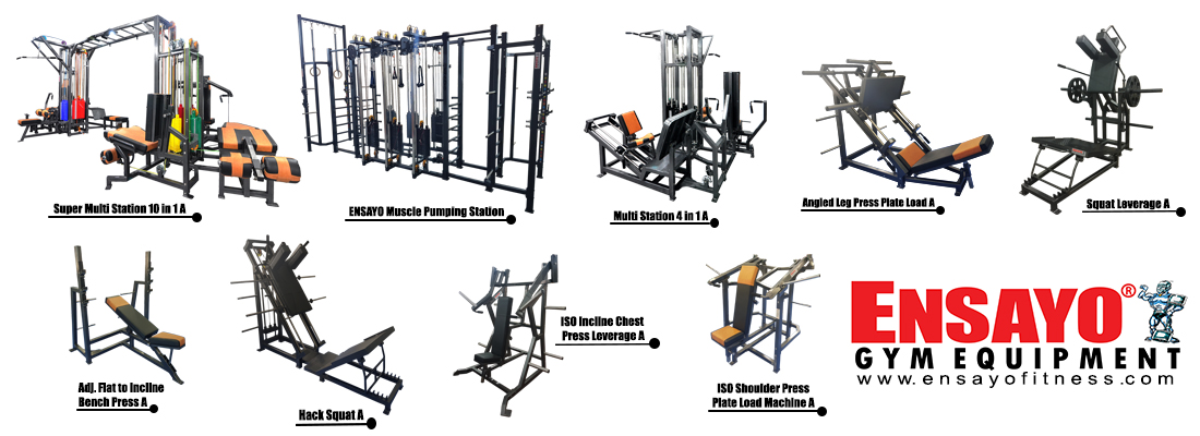 Ensayo Gym Equipment, Inc.  Your Best Partner in Fitness & Athletic  Training!